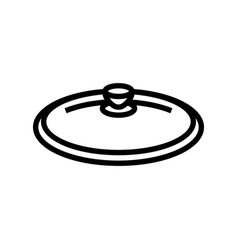 Metal Pot Cooking Line Icon