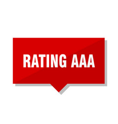 Rating Aaa Red Tag