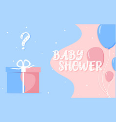 Baby Shower Or Gender Party Card