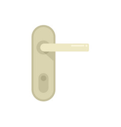 Front Door Handle Icon Flat Knob Lock