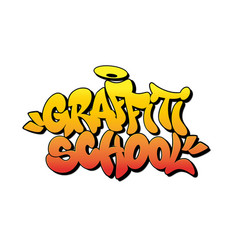 Graffiti School Font In Style