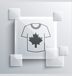 Grey Hockey Jersey Icon Isolated