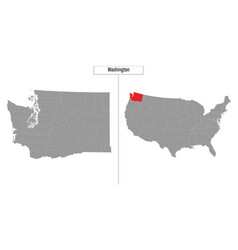 Map Of Washington State United States