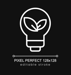 Eco Friendly Electricity Pixel Perfect White