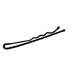 Bobby Pins Icon On White Background Hairpin Sign