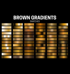 Brown Color Gradient Collection Of Swatches