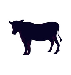 Cow Silhouette Design