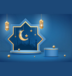 Islam Podium 3d Ramadan Stage Product Base