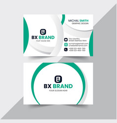 Creative And Clean Simple Business Card Template