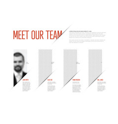 Meet Our Company Team Modern Presentation