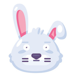 Rabbit Astonished Expression Funny Emoji