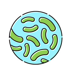 Lactococcus Probiotics Color Icon