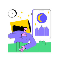 Sleep Tracking Abstract Concept