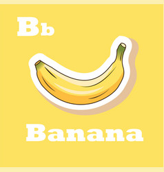 Banana Flashcard Alphabet