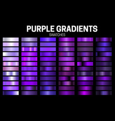 Purple Color Gradient Collection Of Swatches