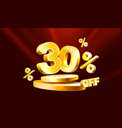 30 Off Discount Creative Composition 3d Sale