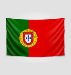 Hanging Flag Of Portugal Portuguese Republic