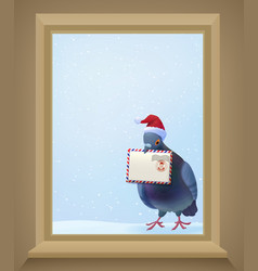 Christmas Post Pigeon