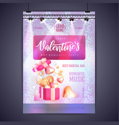 Happy Valentines Day Party Poster