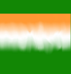 India Flag In Abstract Modern Style