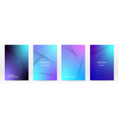 Minimal Poster Pastel Soft Blue Gradient Set