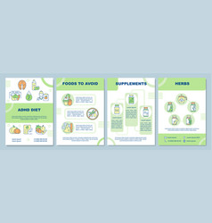 Adhd Diet Brochure Template