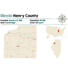 Map Of Henry County In Illinois