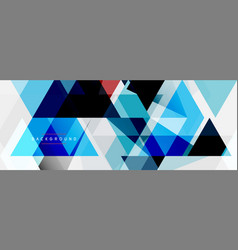 Color Triangles Composition Geometric Abstract