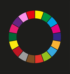 Section Segmented Circle Abstract Dashed Lines