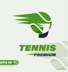 Tennis Ball Alphabet J Logo