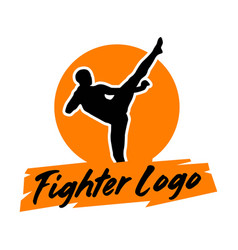 Fighter Sport Logo Template Design