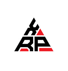 Xrp Triangle Letter Logo Design