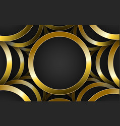 Luxury Gold And Black Background Design