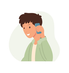 Portrait Of A Man Picking Up The Phone