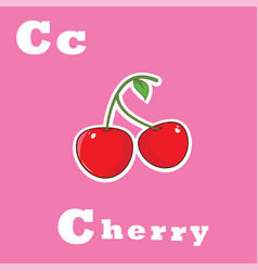 Cherry Flashcard Alphabet