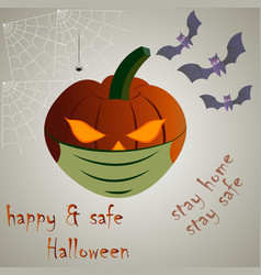 Happy And Safe Halloween Poster For Party