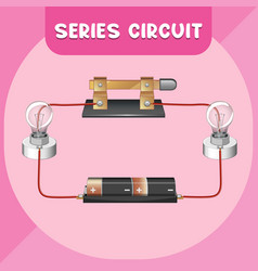 Series Circuit Infographic Diagram