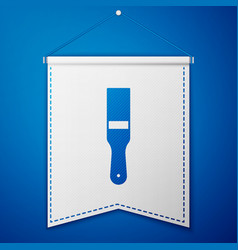 Blue Paint Brush Icon Isolated On Background