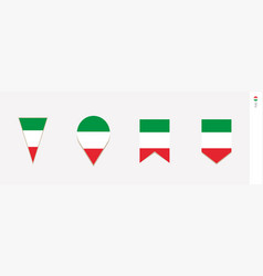 Italy Flag In Vertical Design