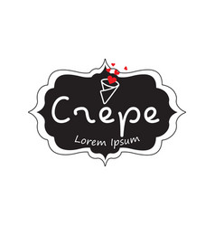 Crepe Logo Design With Love