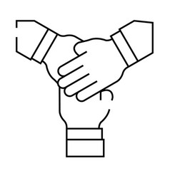 Team Work Line Icon