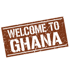 Welcome To Ghana Stamp