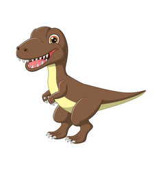 Cartoon Brown Dinosaur Tyrannosaurus Rex