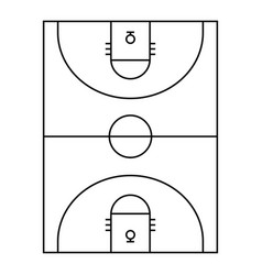 Basketball Court Pictogram