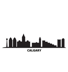 Canada Calgary City Skyline Isolated