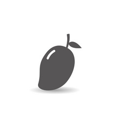 Mango in flat style isolate Royalty Free Vector Image