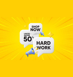 Hard Work Tag Job Motivational Offer 3d Chat