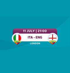 Italy Vs England Match Football 2020 Championship