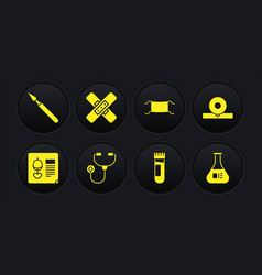 Set X-ray Shots Otolaryngological Head Reflector