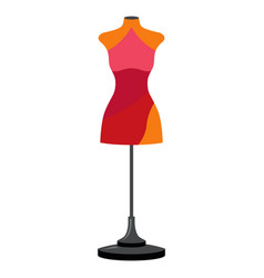 Female Red Mannequin For Clothes